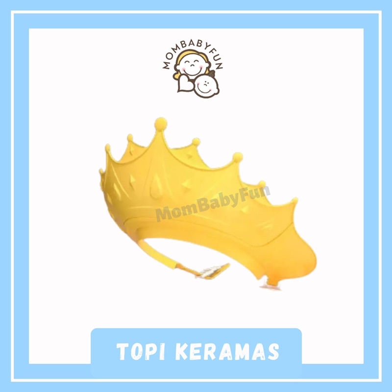 Topi Keramas Bayi Anak Mandi Baby Shower Cup Pelindung Kepala Anak Silikon