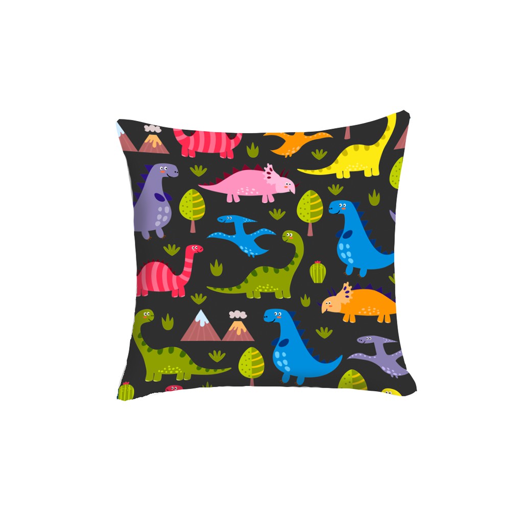 Bantal Sofa Dinosaur Baby Dino 40x40 Dinosaurus Trex Jurassic