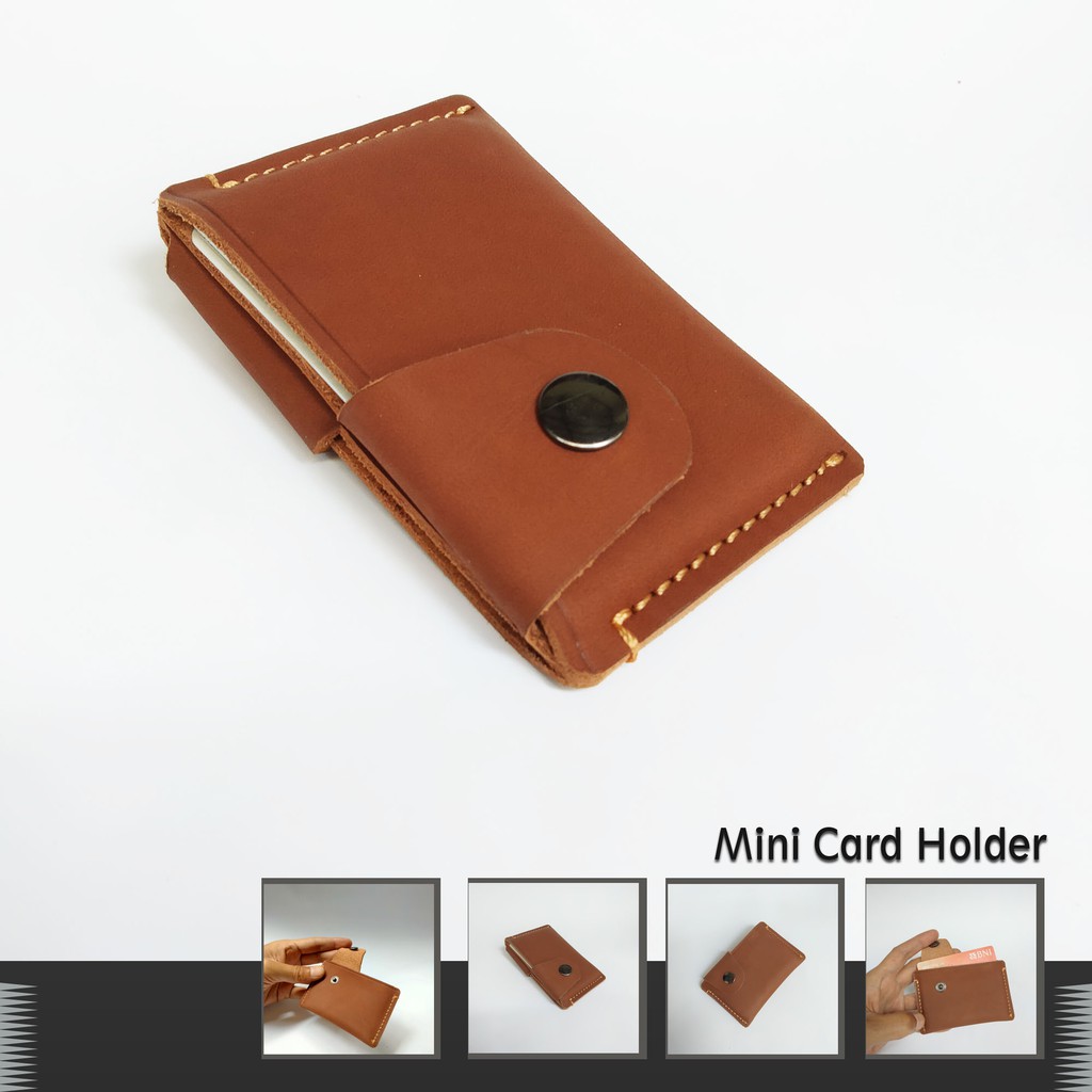 DOMPET KARTU MINI TEMPAT KARTU KULIT CARD HOLDER PRIA WANITA