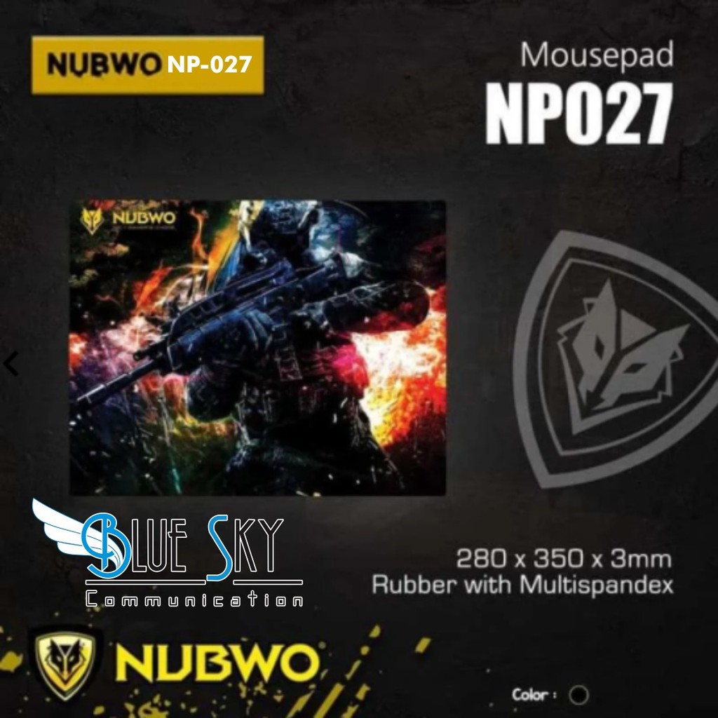 MOUSEPAD MOUSE PAD GAME GAMING NUBWO NP-027