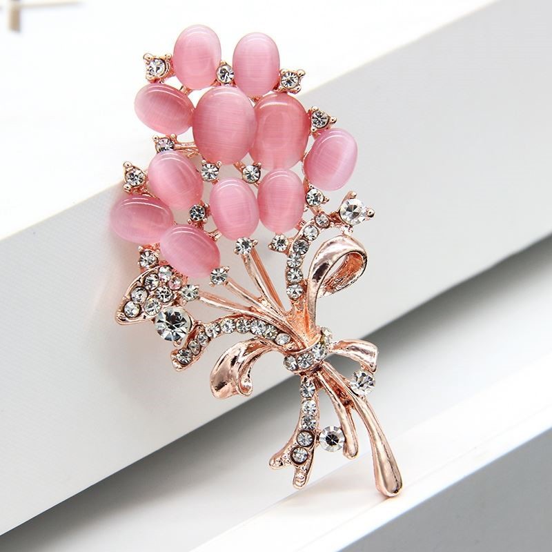 Baru Kreatif Mutiara Pin Bros Berlian Imitasi Bros Elegan Cukup Gaya Bros Mutiara Bros-23#