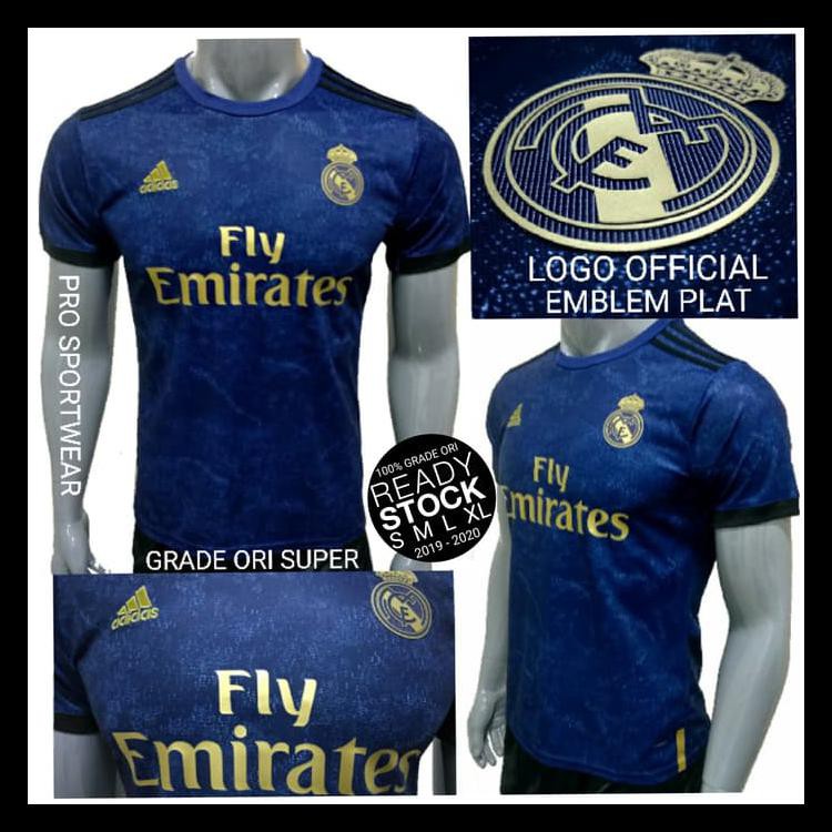 Jersey Bola Real Madrid Away 2019/2020 Grade Ori