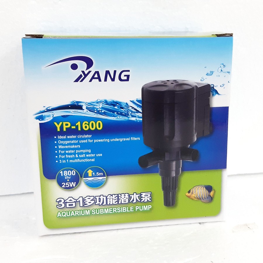 pompa air aquarium yang yp 1600