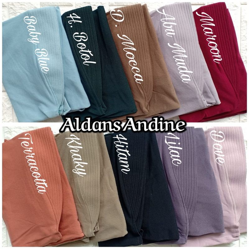 (Original Aldhans) ANDINE•• Hijab instan•• jilbab instan jersey