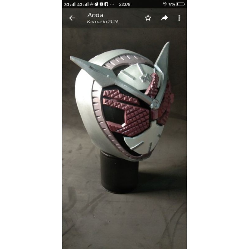 Helmet cosplay kamen rider Zi-O eva foam