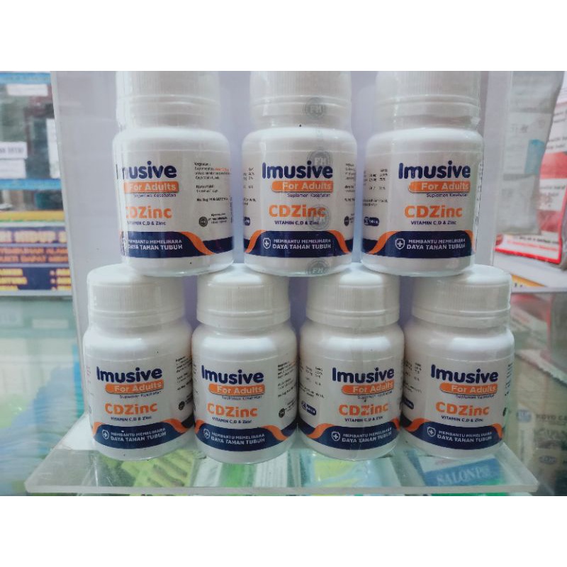 IMUSIVE CDZINC Suplemen Daya Tahan Tubuh isi 60 Kapsul