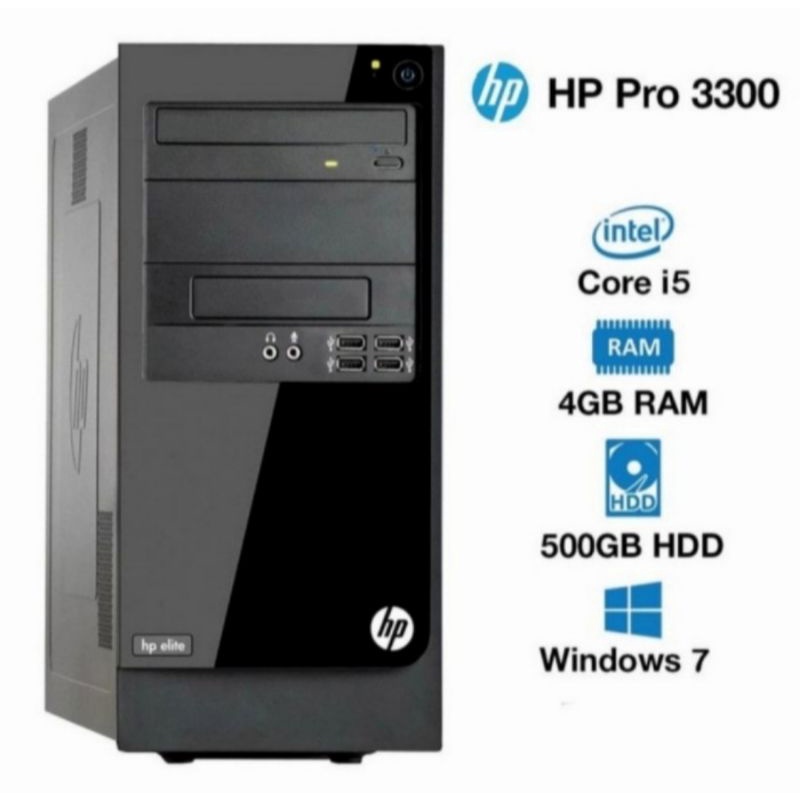 OBRAL PC HP CORE I5 2400 RAM 4 GB HDD 500 GB BERGARANSI