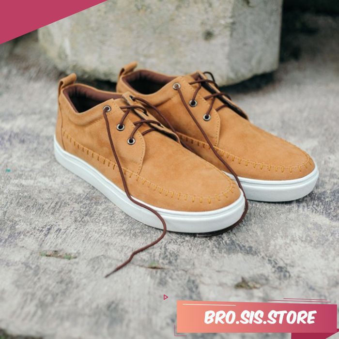 BRIGHT TAN Sneakers Bandung Sepatu Cowok Sneakers Pria Sepatu Murah Sepatu Shoes