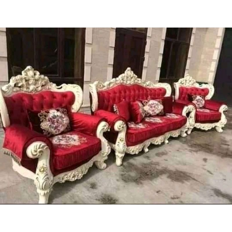 kursi tamu sofa ukir mewah modern elegan kayu jati furniture mebel jepara