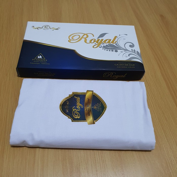 sarung royal hitam polos