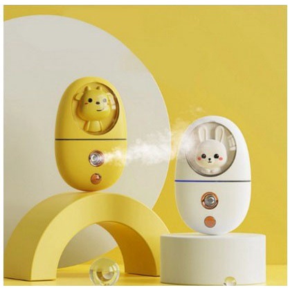 Trend-Cute Mirror/Nano Sprayer Cermin/Nano Mist Spray Portable Facial Cooling Moisturizer Semprotan Air USB