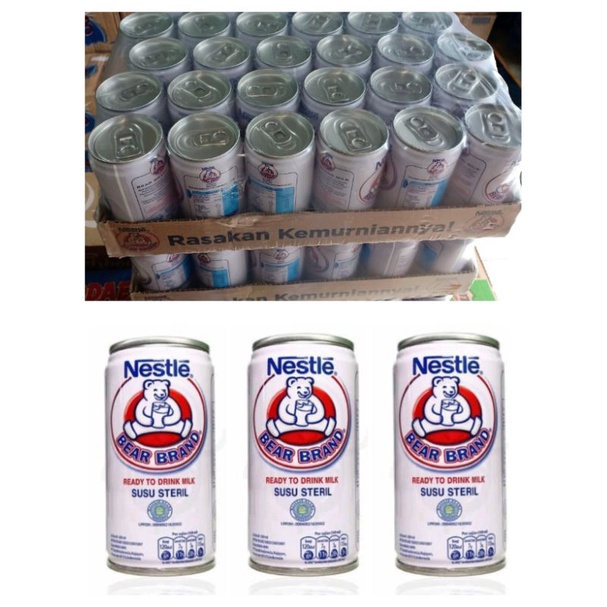 

Nestle Bear Brand Milk 30x189ml/karton