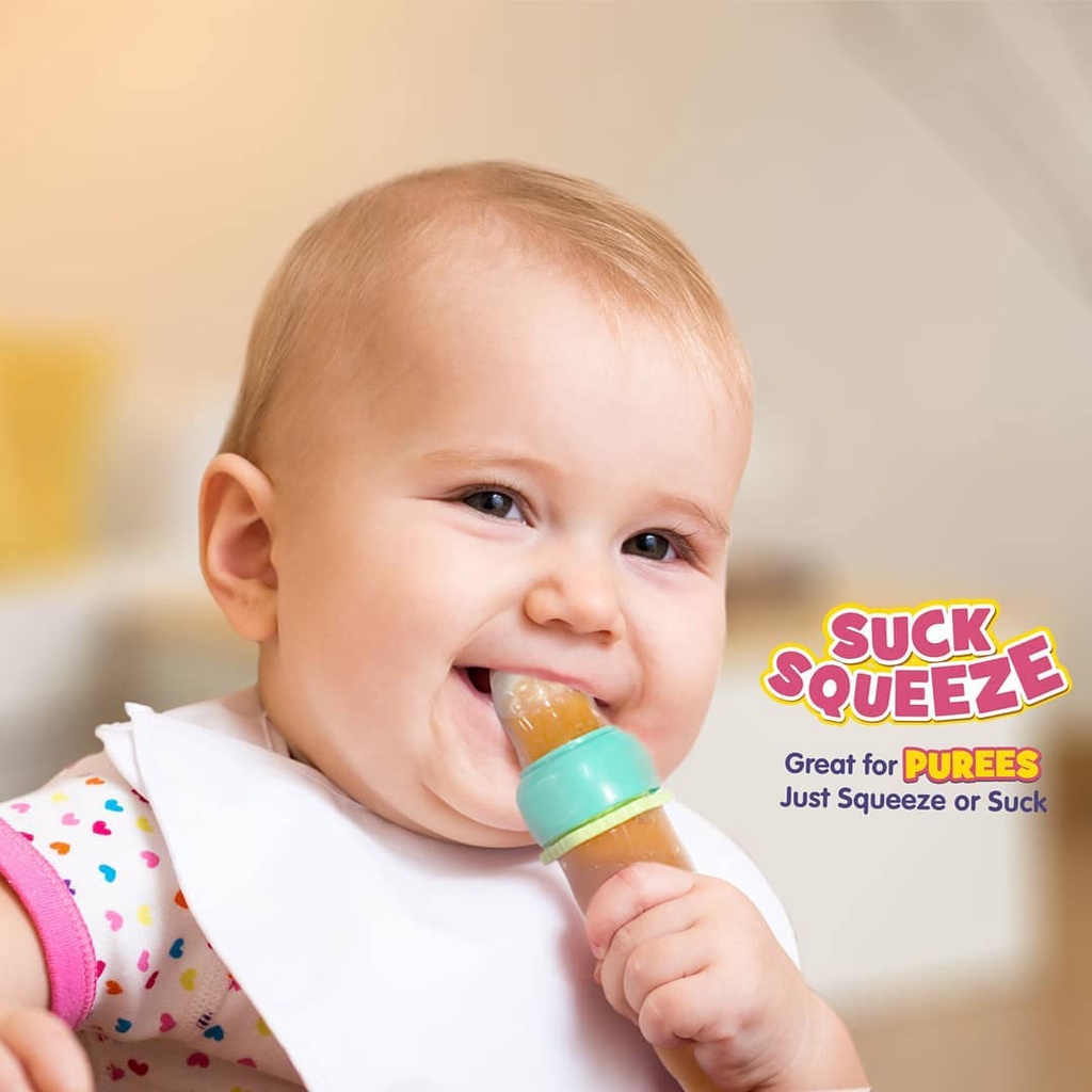 Jual Baby Safe Food Feeder / Fruits Feeder Lil Squeeze JP030 Berbahan