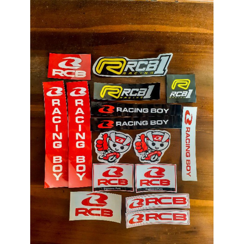 stiker sticker pack RCB Racing Boy rcb1