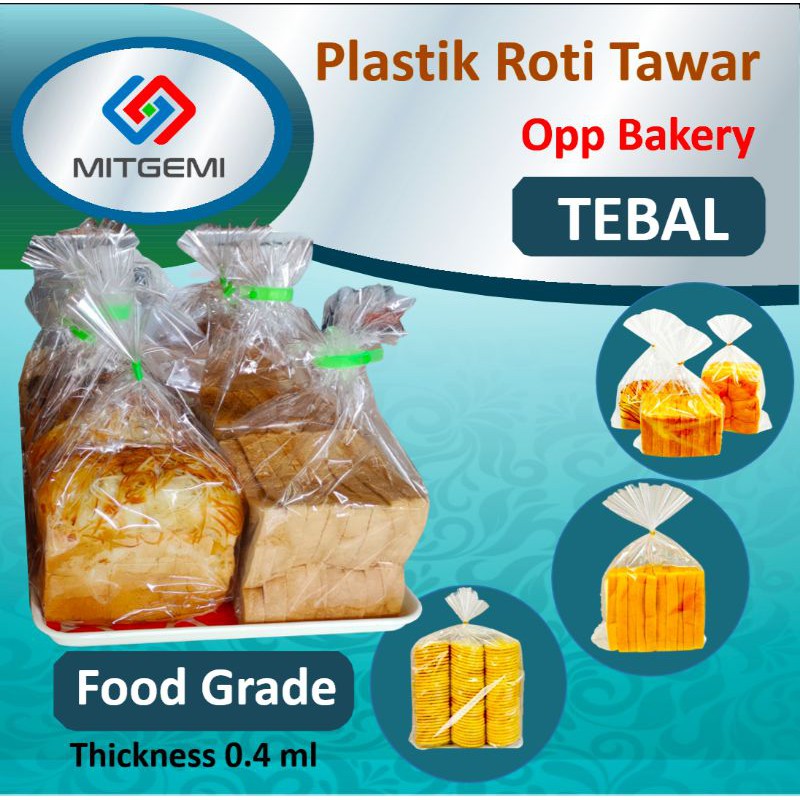 Jual Plastik Roti Tawar Plastik Roti Plastik Opp Makanan Dan Souvenir Tebal Food Grade 2358