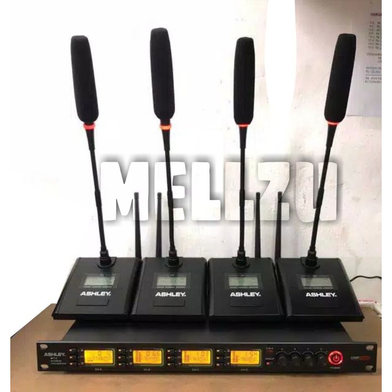 Microphone Wireless Conference - Podium ASHLEY M114 ORIGINAL Mic Meja