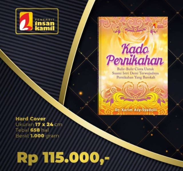 Buku KADO PERNIKAHAN (Dr. Karim Asy-Syadzili) INSAN KAMIL - 100%ORI REGULER