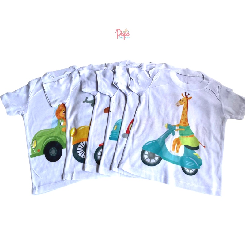 KAOS OBLONG ANAK/ KAOS SETALI ANAK (PUTIH)