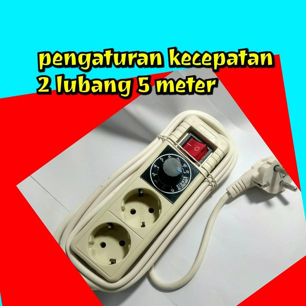 Jual Dimmer 2000w Pengatur Kecepatan Gerinda Stop Kontak 2 Lb Kabel 5