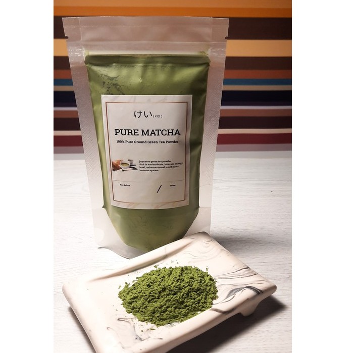 

Bubuk Matcha Murni Premium / PURE Japan Greentea Powder 80 Gram - KEI (けい)