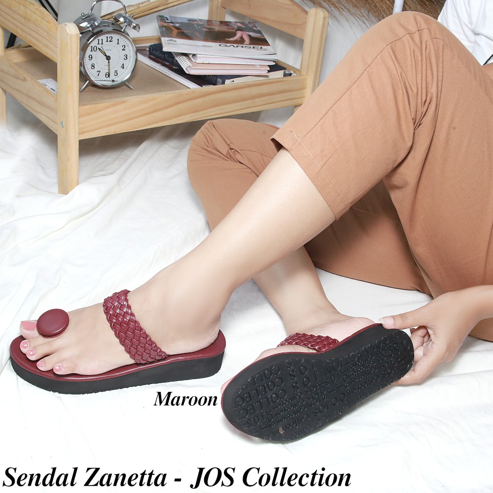 Sandal Wedges Wanita - Zanetta by JOS Collection