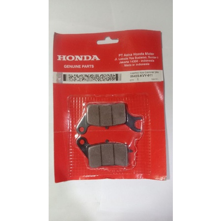kampas depan kampas rem cakram depan motor beat lama KVY