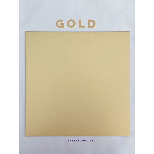 

alas kue tatakan kue cake board emas petak kotak 20 25 29,5 cm