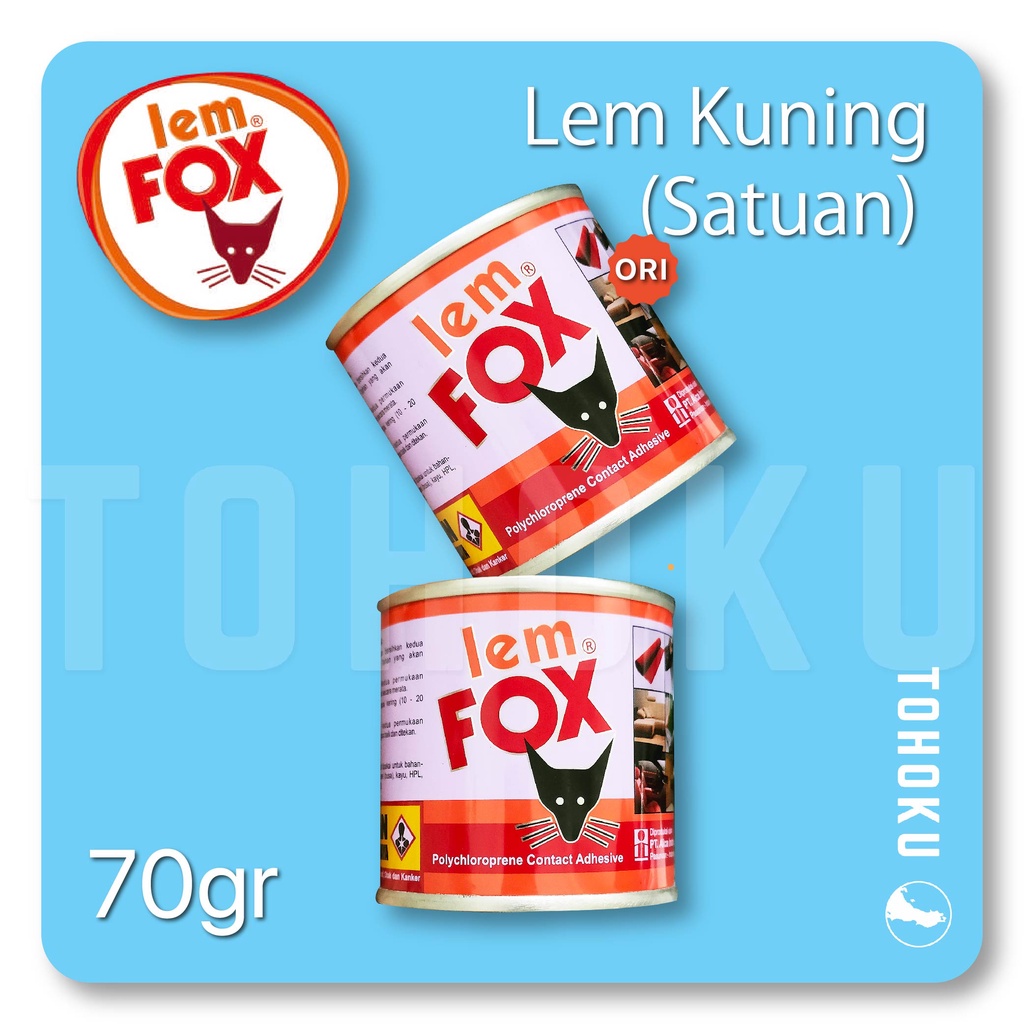 

Lem Kuning - Lem Fox Kaleng - Lem Serbaguna