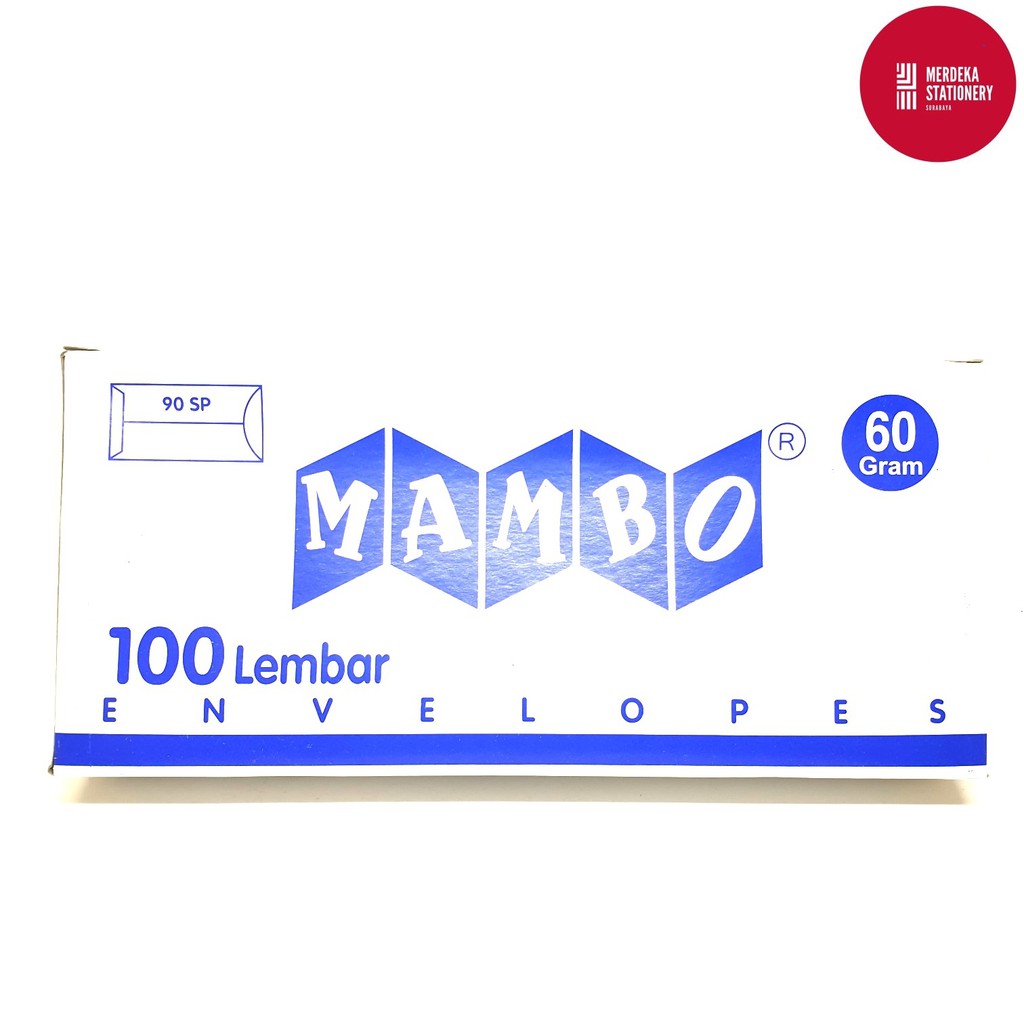 

(100 LEMBAR) Amplop Mambo 90SP Putih tanpa Lem/Perekat ukuran:105x230mm 60gr