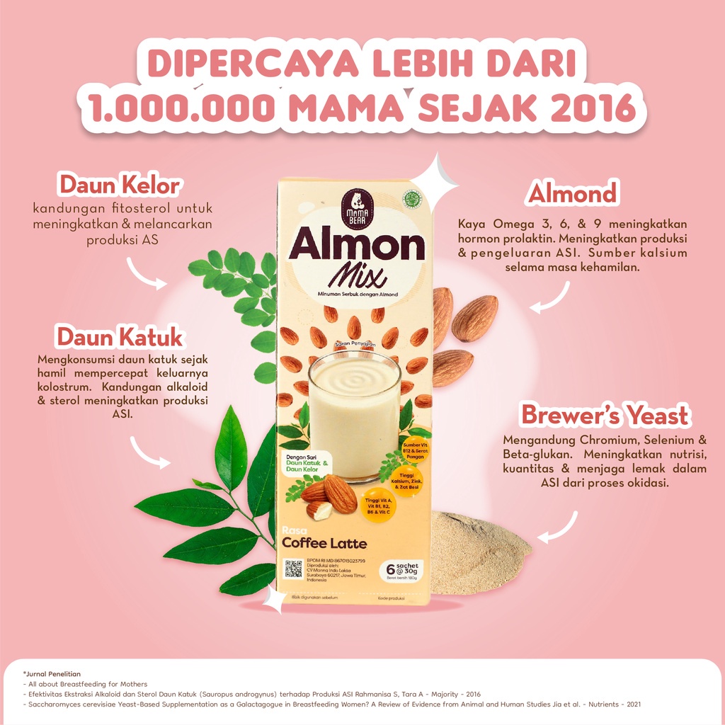 Mama Bear Almon Mix Coffee Latte