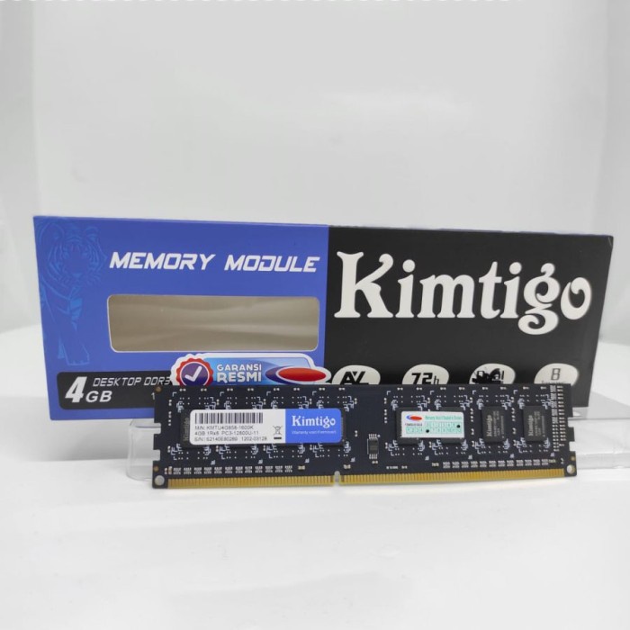 Memory RAM Kimtigo 4GB DDR3 PC12800 1600MHz