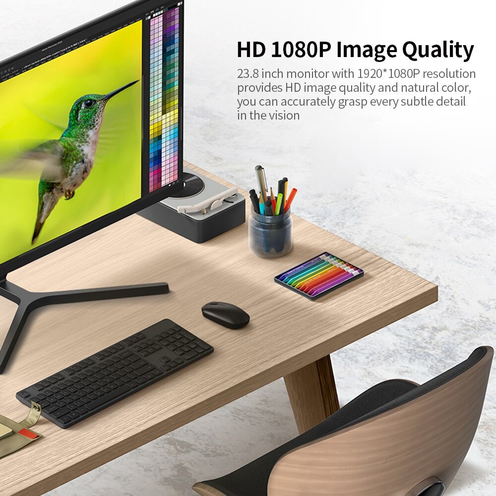 Redmi 1A Desktop Monitor Full HD 1080P IPS 23.8 Inch Internasional