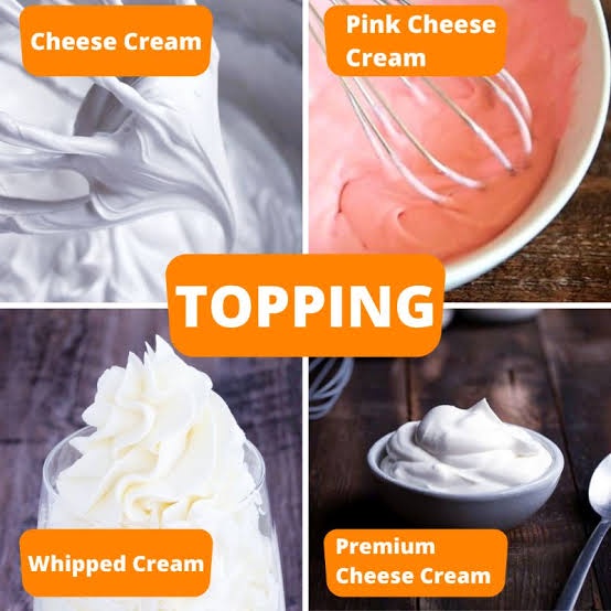 [500gr Cheese Cream/Whip Cream/Macchiato Cream] Topping Minuman Kekinian 500gr