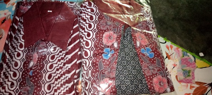 Sarimbit/couple Batik Modang Bunga Terbaru Baju Kondangan Dan Baju Pesta Termurah