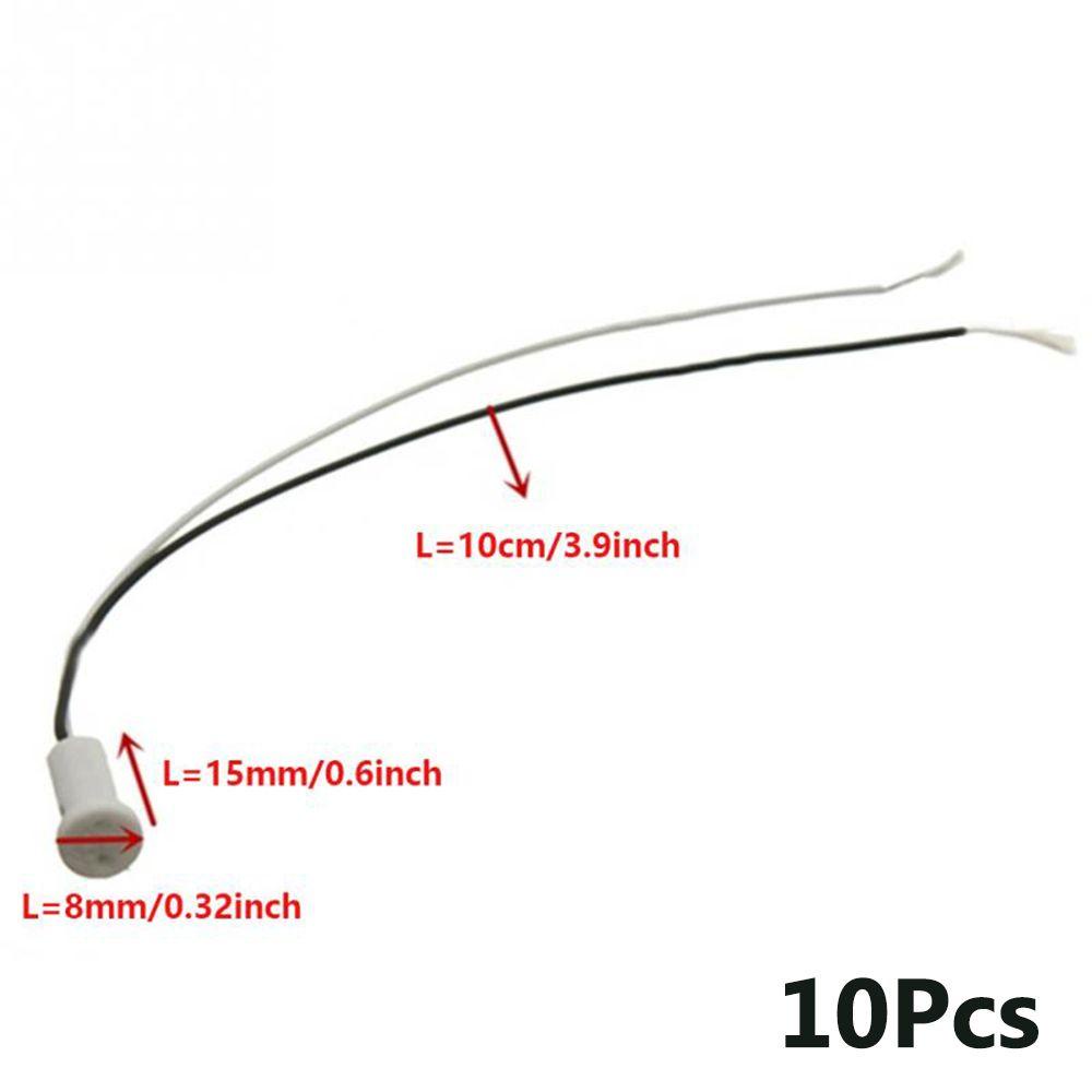 【 ELEGANT 】 Stop Kontak Colokan Panjang 10cm Kabel 250V Keramik Head Wire Connector Konektor Dudukan Lampu