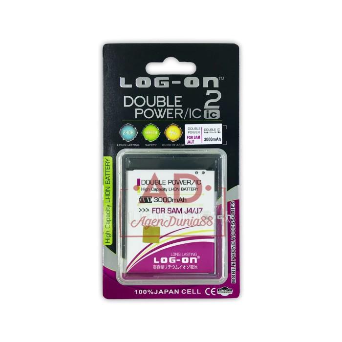 BATERAI SAMSUNG J7 2015 - J700 - J7 CORE - J4 - LOG ON DOUBLE POWER