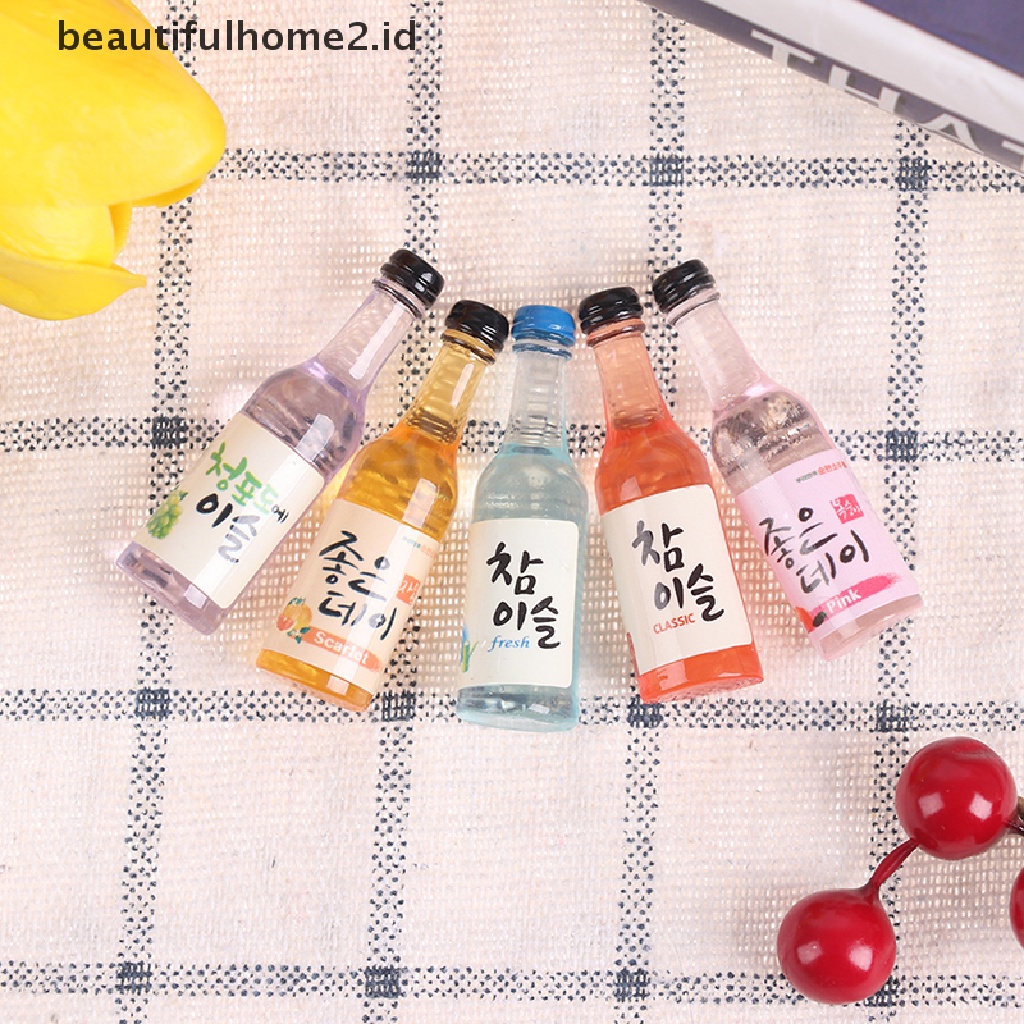 (Beautifulhome2) Buku Literatur Bahasa MandarinId 10pcs Miniatur Botol Wine / Bir Bahan Resin Skala 1: 12 Untuk Rumah Boneka