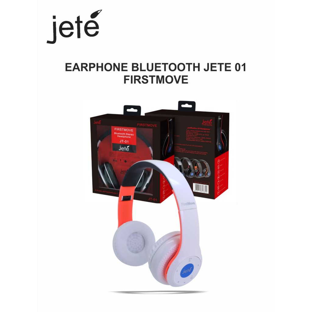 EARPHONE BLUETOOTH JETE 01 FIRSTMOVE