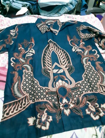 Kemeja Batik Pria Lengan Panjang  Size M L Xl Xxl Bswart Batik  Hrb026