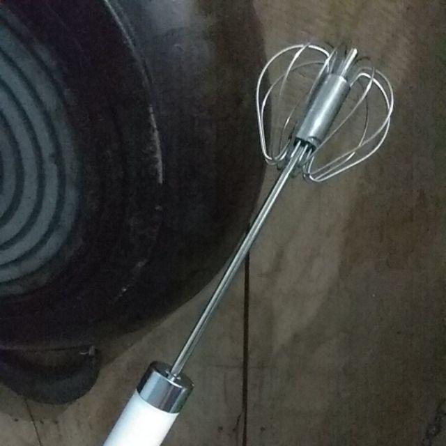 Hand Mixer Manual Pengocok Mixer Dalgona Kopi Balon Whisk Kue Tanpa Listrik Tanpa Baterai Mini Mixer