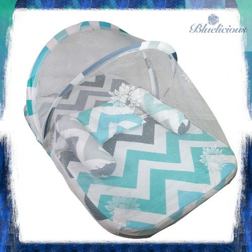 Baby Mat - Kasur Bayi Lipat Kelambu - Motif Zigzag