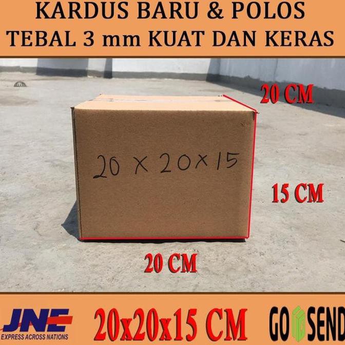

Kardus Box Karton Polos Uk 20X20X15
