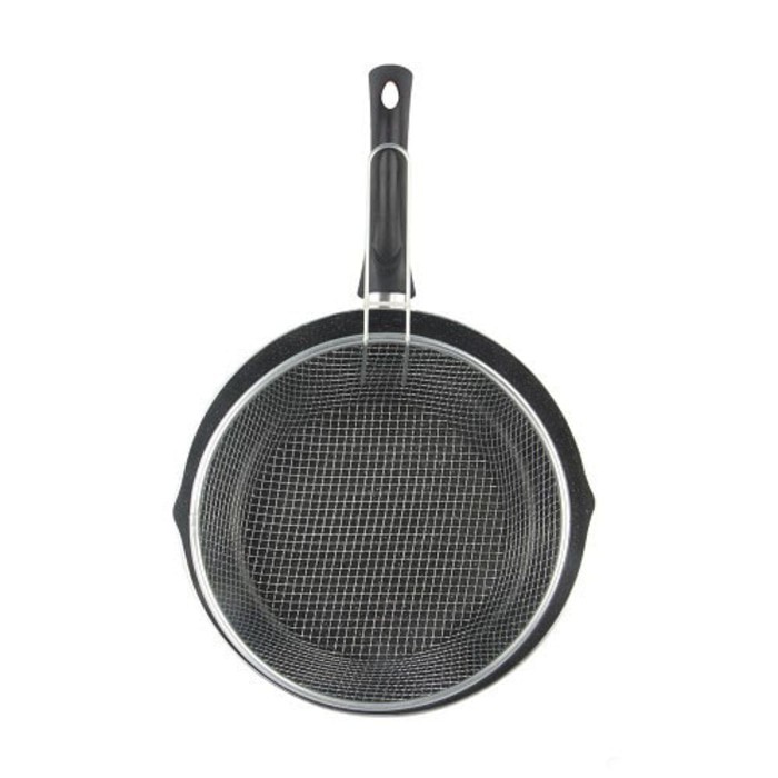 Kangaroo Allu Fry Pan KG-677 - 2 Set Frypan 28cm + Mesh Basket