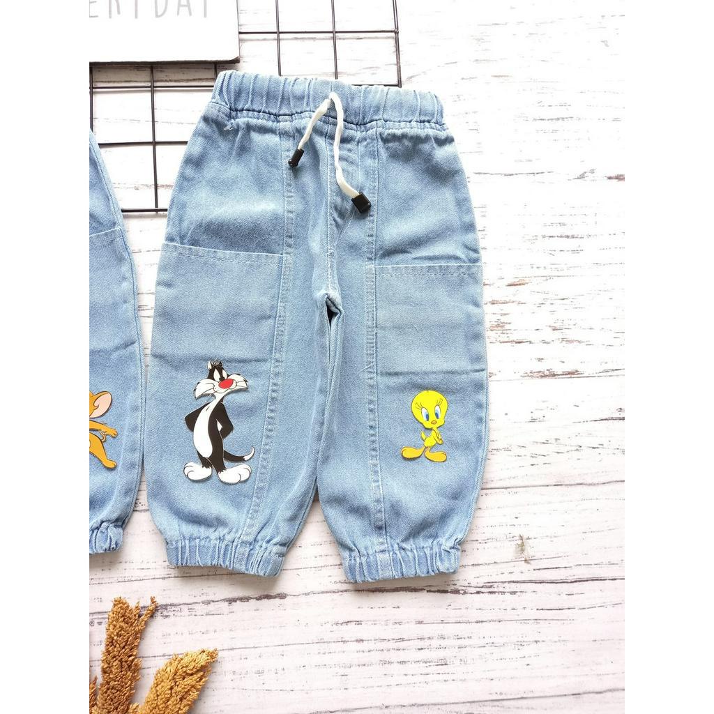 JOGGER JEANS ANAK 1-6 TAHUN/JOGGER SABLON KARAKTER ANAK