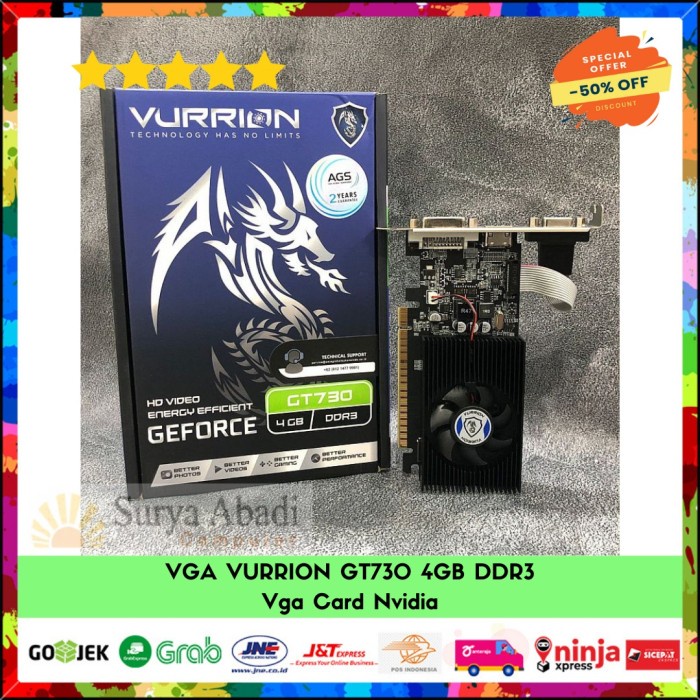 VURRION GT730 4GB DDR3 Vga Card Nvidia