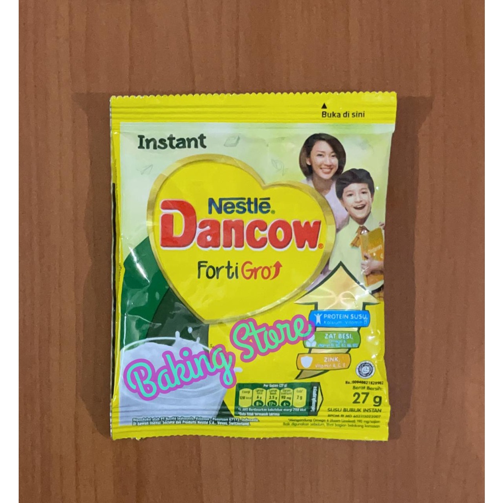 Susu Bubuk Dancow Sachet 1 Dus isi 16x10x27gr - Sachet GOSEND/GRAB ONLY!