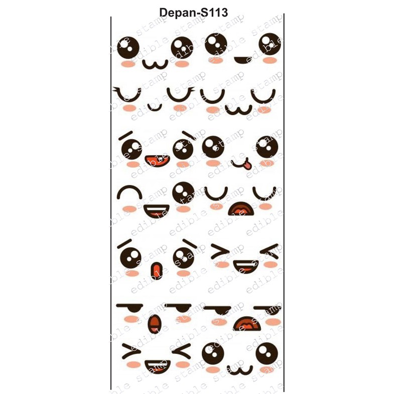 

Edible stamp stiker makanan edible stiker edible image S113