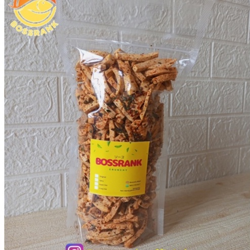 

Basreng Stik Pedas Bossrank 500gr, Pouch