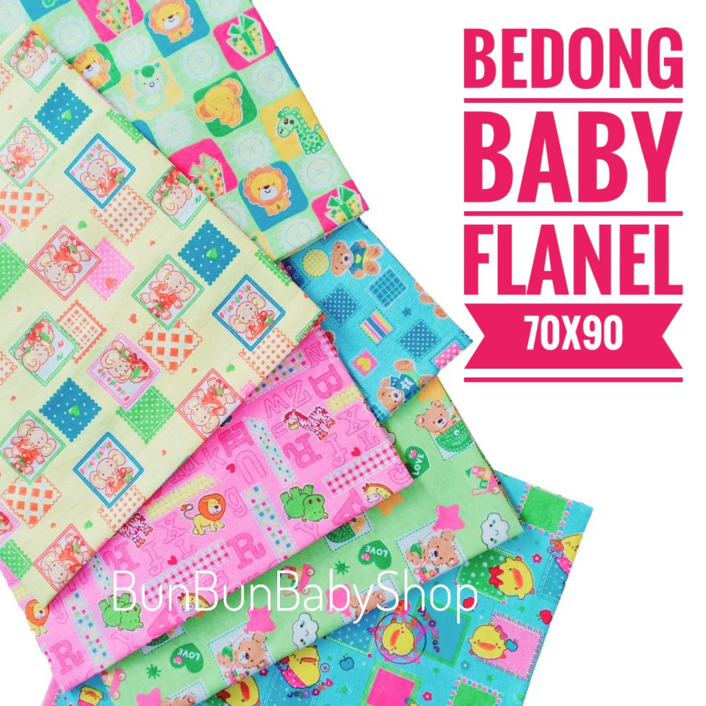 PREMIUM-KAHATEX 70x90 cm Bedong Bayi Baru Lahir Gedong Baby Perlengkapan Newborn Peralatan Baju