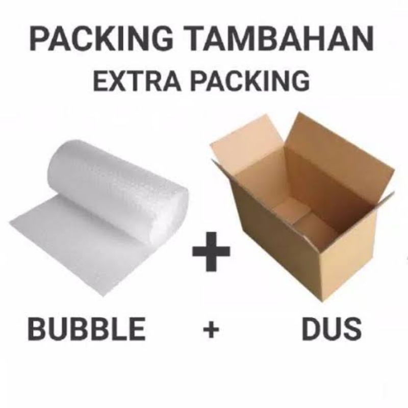 

[EXTRA] PACKING TAMBAHAN KARDUS DAN BUBBLEWRAP - PENGAMAN PAKET LEBIH AMAN